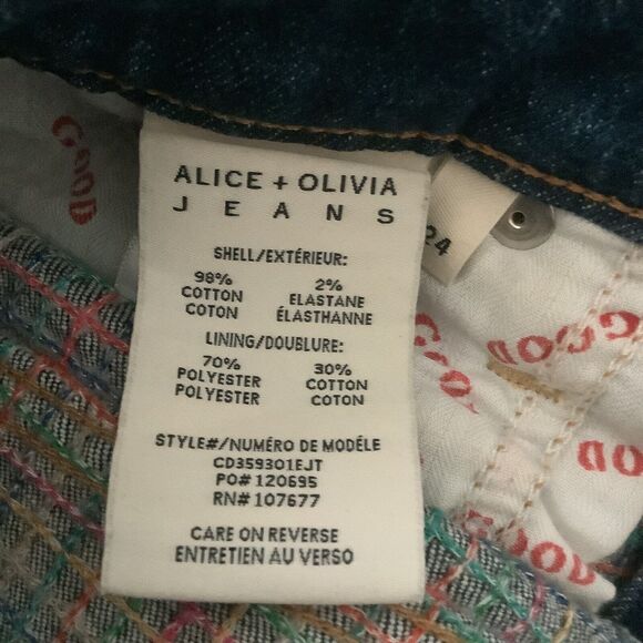 Alice Olivia Rainbow Embroided Mini Skirt - Picture 5 of 6